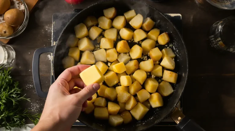 Ajoutez-le aux pommes de terre pendant la cuisson : elles deviennent ultra fondantes, plus savoureuses et délicieusement parfumées
