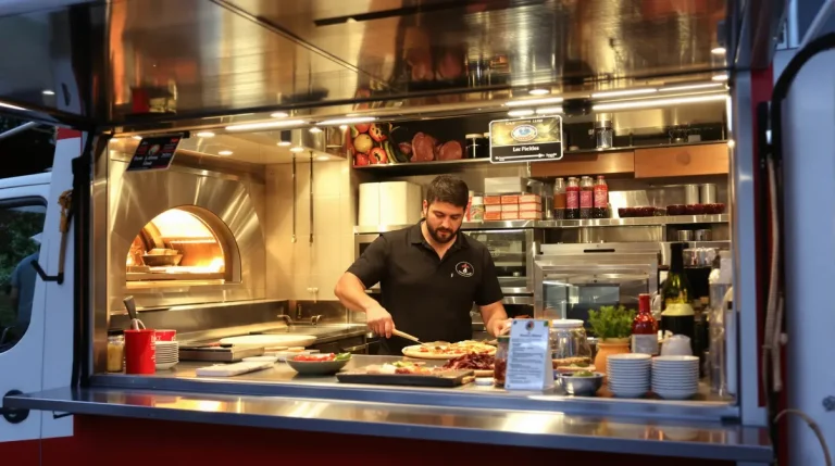 Avec son food truck de pizzas italiennes, il fait revivre les petits villages de l'Eure