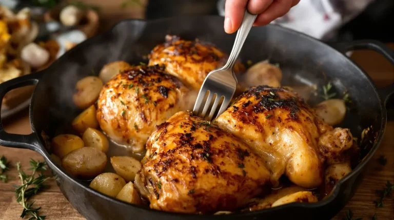 Cuisses de poulet au four : ma recette facile pour une peau bien dorée et une viande moelleuse