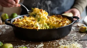 « Je le prépare chaque dimanche d’hiver » : mon gratin patates-choux de Bruxelles a conquis ma famille