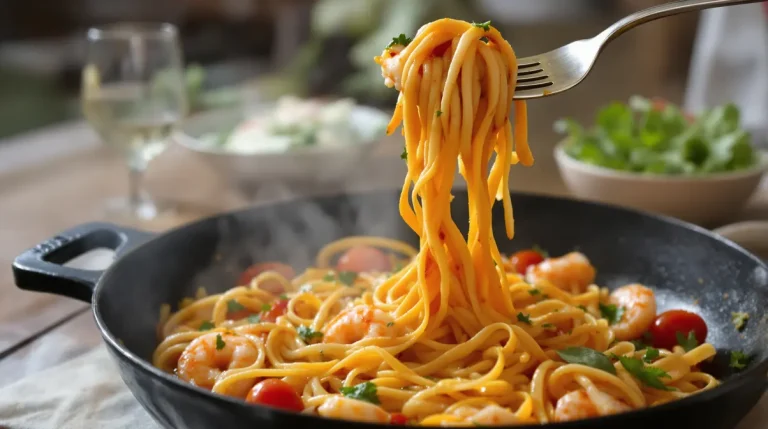 Mes tagliatelles aux crevettes, tomates et basilic : un classique méditerranéen prêt en 15 min